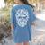 Halloween Costume Skull Boston Terrier Dog Lover Women's Comfort Colors T-Shirt Back Print Blue Jean
