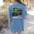 Halloween Monster Math Pun Teacher Humor Women's Comfort Colors T-Shirt Back Print Blue Jean