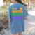 Halloween Monster Math Teacher Men Women Women's Comfort Colors T-Shirt Back Print Blue Jean
