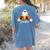Halloween PE Teacher Ghosts Pumpkins Sports Lover Women's Comfort Colors T-Shirt Back Print Blue Jean Halloween PE Teacher Ghosts Pumpkins Sports Lover Women's Comfort Colors T-Shirt Back Print Blue Jean