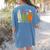 Halloween SPED Teacher Boo In ASL Boo Hands Sign Language Women's Comfort Colors T-Shirt Back Print Blue Jean