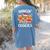 Hanging With My Cookies Gingerbread Christmas Teacher Xmas Women's Comfort Colors T-Shirt Back Print Blue Jean