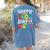 Happy 100th Day Of School 100 Days Of School Teacher Student Women's Comfort Colors T-Shirt Back Print Blue Jean