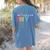 Happy Fri Yay Teacher Friday Saying Women's Comfort Colors T-Shirt Back Print Blue Jean
