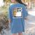 Happy Fri-Yay Teacher Fry Yay Friday Weekend Women's Comfort Colors T-Shirt Back Print Blue Jean