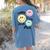 Happy To See Your Face Smile Face Teacher Back To School Women's Comfort Colors T-Shirt Back Print Blue Jean Happy To See Your Face Smile Face Teacher Back To School Women's Comfort Colors T-Shirt Back Print Blue Jean