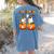 Haunted By 67 Boo Ghost Pumpkin Halloween Teacher Women's Comfort Colors T-Shirt Back Print Blue Jean