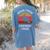 Hocus Pocus Everybody Focus Witch Halloween Teacher Women Women's Comfort Colors T-Shirt Back Print Blue Jean