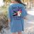 Hocus Pocus I Need Coffee To Focus Halloween Teacher Women's Comfort Colors T-Shirt Back Print Blue Jean