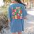 In My Holly Xmas Jolly Teacher Era Teacher Vibes Christmas Women's Comfort Colors T-Shirt Back Print Blue Jean In My Holly Xmas Jolly Teacher Era Teacher Vibes Christmas Women's Comfort Colors T-Shirt Back Print Blue Jean