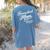 Homeschool Life Homeschool Mom Homeschool Dad Teacher Kids Women's Comfort Colors T-Shirt Back Print Blue Jean