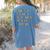 Inclusive Teacher Diversity Inclusion Empathy Teacher Team Women's Comfort Colors T-Shirt Back Print Blue Jean