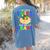 I Am Their Voice They Are My Heart Autism Awareness Teacher Women's Comfort Colors T-Shirt Back Print Blue Jean