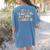 It's Beautiful Day For Learning Retro Teacher Women Men Women's Comfort Colors T-Shirt Back Print Blue Jean