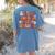 It's A Bootiful Day For Learning Cute Teacher Halloween Women's Comfort Colors T-Shirt Back Print Blue Jean