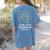 It's Fine I'm Fine Christmas Light Principal Teacher Xmas Men Women Women's Comfort Colors T-Shirt Back Print Blue Jean