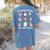 It’s Okay To Feel All The Feels Special Ed Teacher Halloween Women's Comfort Colors T-Shirt Back Print Blue Jean