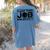 Take This Job And Shove It Teacher And Technician Work For Men Women Women's Comfort Colors T-Shirt Back Print Blue Jean