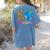 K Is For Kindergarten Teacher Tie Dye Back To School Kinder For Men Women Girls Kids Women's Comfort Colors T-Shirt Back Print Blue Jean
