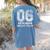 Kids Hello Sixth Back To School 6th Grade Dream Team Teacher Women's Comfort Colors T-Shirt Back Print Blue Jean