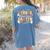 Kindergarten Dream Ghost Team Fall Halloween Spooky Teachers Women's Comfort Colors T-Shirt Back Print Blue Jean