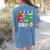 Kindergarten ELF Squad Christmas ELF Student Teacher Men Women Kids Women's Comfort Colors T-Shirt Back Print Blue Jean