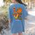 Leopard Pumpkin Love Teacher Life Thanksgiving Fall Women Women's Comfort Colors T-Shirt Back Print Blue Jean