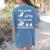 Let's Eat Kids Fun Dinosaurs Grammar Teacher Women's Comfort Colors T-Shirt Back Print Blue Jean