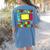Level Up Your Education Gaming Inspired Teacher Gamers Women's Comfort Colors T-Shirt Back Print Blue Jean