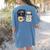 Llama Shirt English Teacher School Student ESL Joke Women's Comfort Colors T-Shirt Back Print Blue Jean