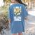 I Look At Maps And i Know Things Teacher Geographer Women's Comfort Colors T-Shirt Back Print Blue Jean