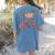 I Love Art Artist Painter Colorful Painting Art Teacher Women's Comfort Colors T-Shirt Back Print Blue Jean