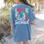 Love Them First Teach Them Second Teacher Student Love Quote Women's Comfort Colors T-Shirt Back Print Blue Jean