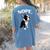 Love NOPE Boston Terrier Dog Lover Women's Comfort Colors T-Shirt Back Print Blue Jean