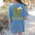 Love Preschool Back To School Yellow Bee Preschool Teacher For Men Women Girls Kids Women's Comfort Colors T-Shirt Back Print Blue Jean