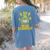 Mad Scientist Kids Youth Adult Science Teacher Chemistry Women's Comfort Colors T-Shirt Back Print Blue Jean