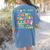 In My Maestra Era Spanish Bilingual Teacher Back To School Women's Comfort Colors T-Shirt Back Print Blue Jean