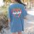 Maestra Pencil Spanish Teacher Bilingual 100 Days Of School Women's Comfort Colors T-Shirt Back Print Blue Jean
