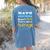 Math Teachers Aren't Mean Sayings Mathematics School Women's Comfort Colors T-Shirt Back Print Blue Jean
