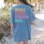 Middle School Teacher Middle School Is Bussin Bruh Women's Comfort Colors T-Shirt Back Print Blue Jean