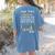 Music Teacher Some People Dream Musicians I Teach Mine Women's Comfort Colors T-Shirt Back Print Blue Jean