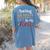 Music Teacher Teaching Music Is My Forte For Music Lovers Women's Comfort Colors T-Shirt Back Print Blue Jean