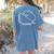 Nerdy Hippotenuse Hypotenuse Hippopotamus Math Teacher Women's Comfort Colors T-Shirt Back Print Blue Jean