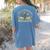 A New Chapter Begins Retired 2026 Teacher Retirement Women's Comfort Colors T-Shirt Back Print Blue Jean