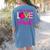 In October We Wear Pink Love Teacher Breast Cancer Awareness Women's Comfort Colors T-Shirt Back Print Blue Jean In October We Wear Pink Love Teacher Breast Cancer Awareness Women's Comfort Colors T-Shirt Back Print Blue Jean