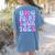 OMG Point Your Toes Dancing Teacher Tap Dancer Dance For Men Women Kids Women's Comfort Colors T-Shirt Back Print Blue Jean