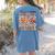 One Thankful Teacher Thanksgiving Groovy Fall Autumn Teacher Women's Comfort Colors T-Shirt Back Print Blue Jean One Thankful Teacher Thanksgiving Groovy Fall Autumn Teacher Women's Comfort Colors T-Shirt Back Print Blue Jean