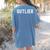 Outlier Statistics Teacher Statistics Data Science Men Women Kids Women's Comfort Colors T-Shirt Back Print Blue Jean