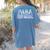 Paraprofessional Groovy Back To School Cute Teachers Women Women's Comfort Colors T-Shirt Back Print Blue Jean