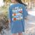 PE Coach PE Teacher Like Normal Teacher But Cooler Women's Comfort Colors T-Shirt Back Print Blue Jean